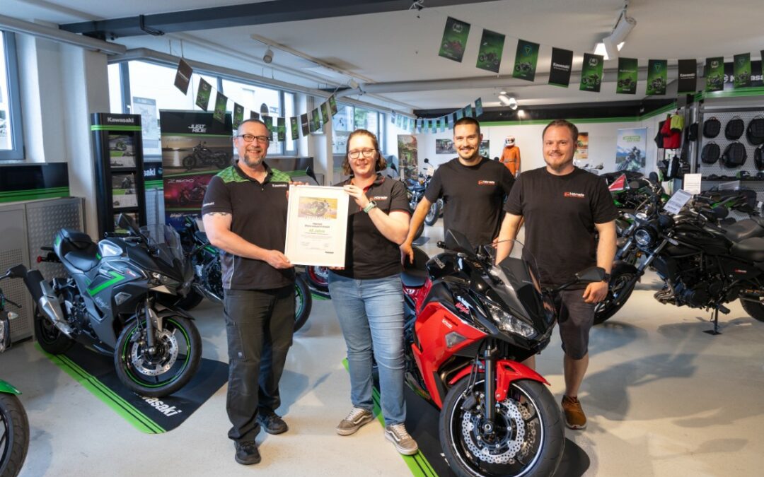 45 Jahre Kawasaki bei Hänsle Motorradsport